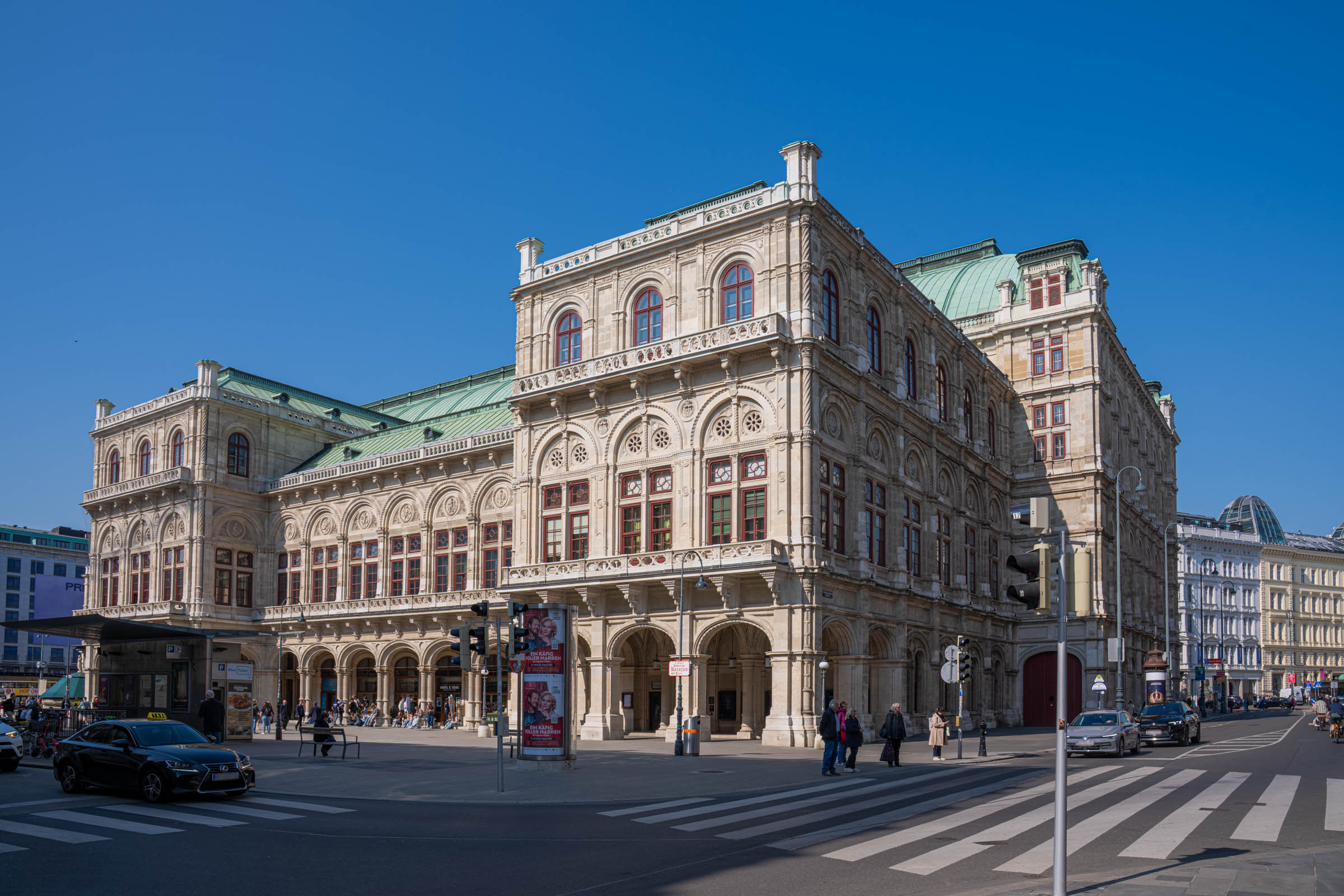 Vienna State Opera House, the Renaissance-style landmark opened in 1869 on the famous Ringstrasse