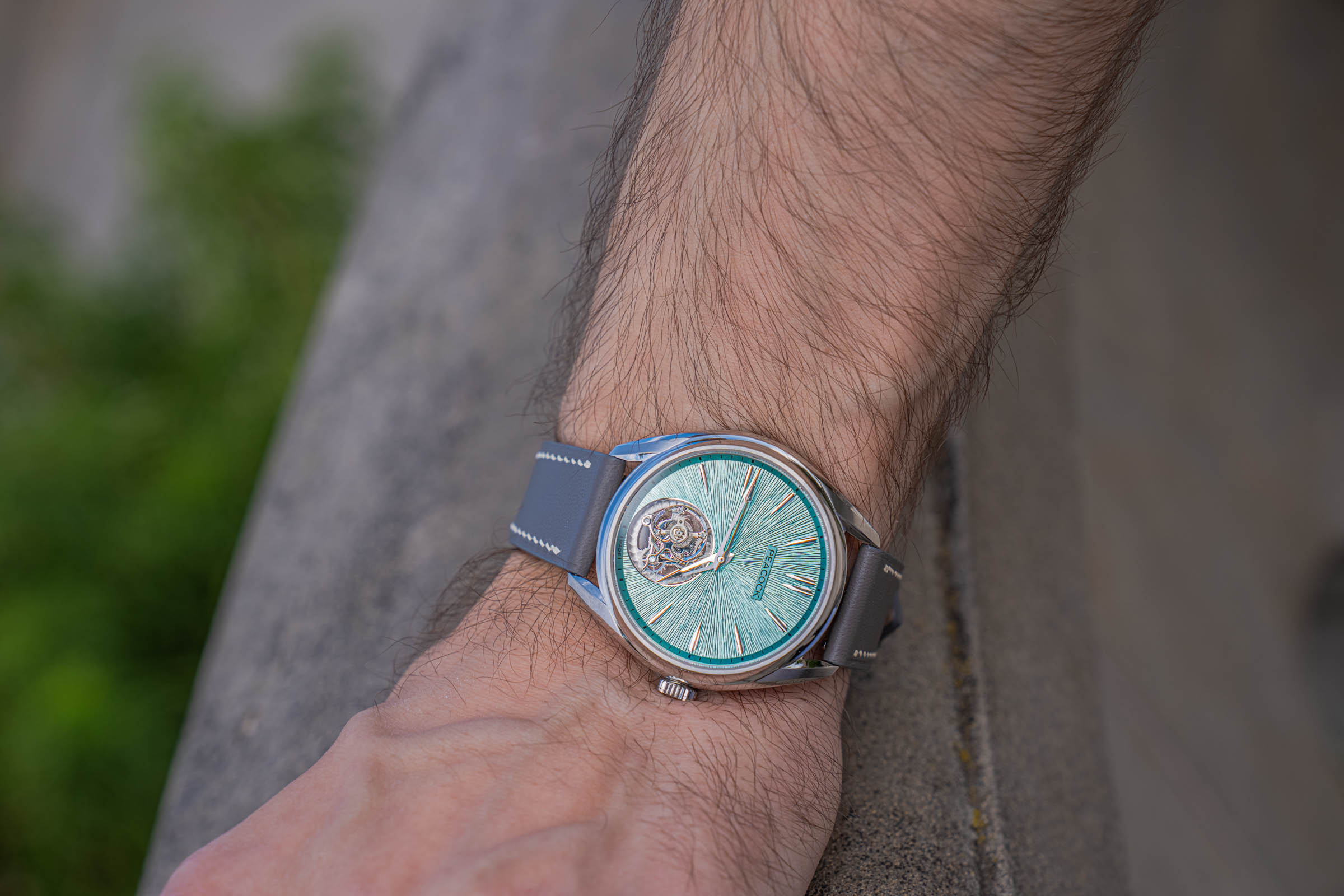 Peacock Divine Craft Tourbillon in Glacial Green on the wrist of Marko Tadić, Mr.M blog